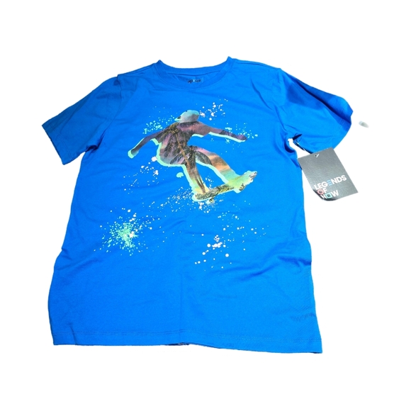 LEGENDS OF NOW Skateboard Short Sleeve YOUTH BOYS Tshirt Large 14/16 NWT - Picture 2 of 2